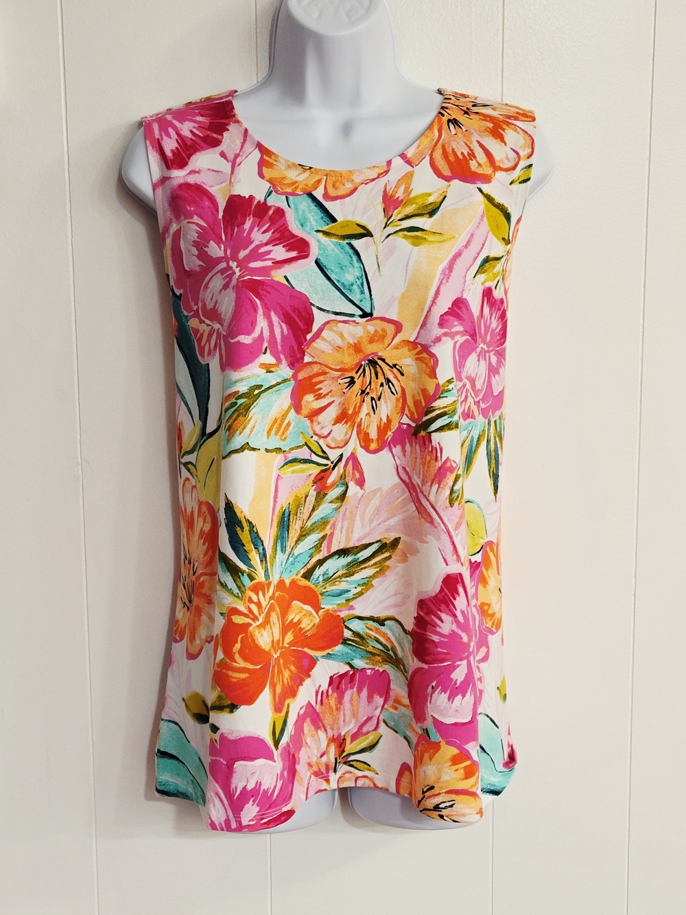 Open-Front Pink Drape Cardigan & Tank Top Set - Picture 3 of 12